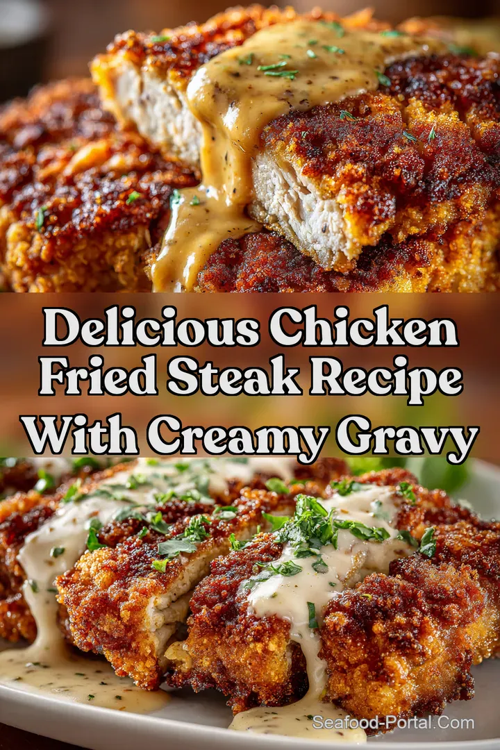 Delicious Chicken Fried Steak Recipe with Creamy Gravy