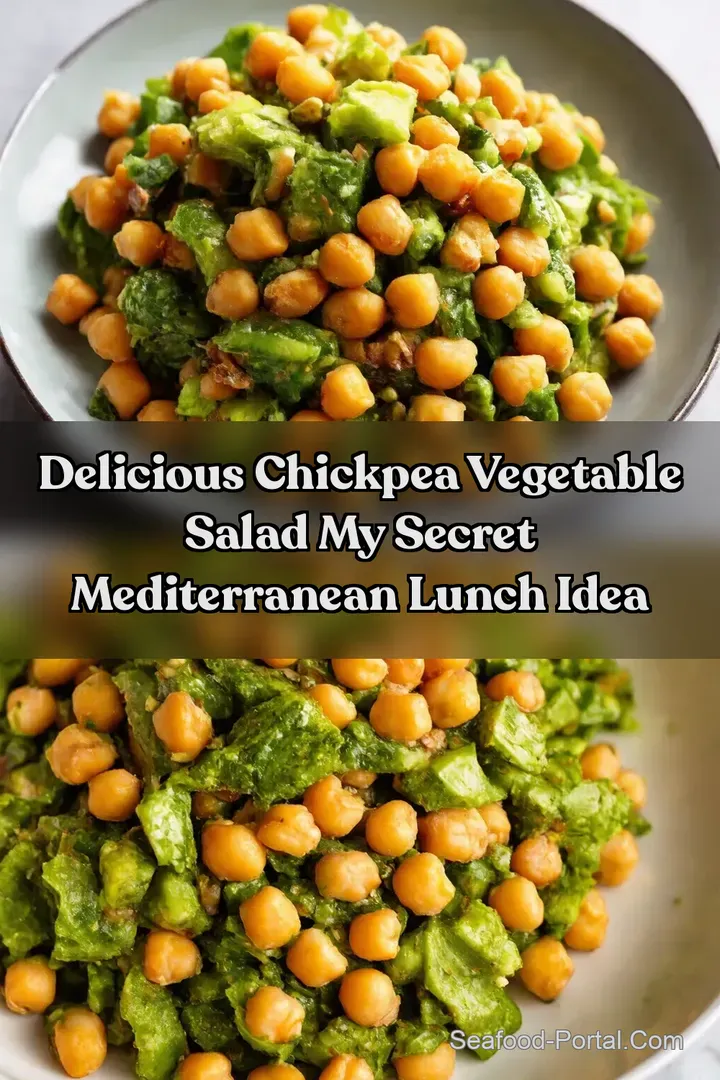 Delicious Chickpea Vegetable Salad My Secret Mediterranean Lunch Idea