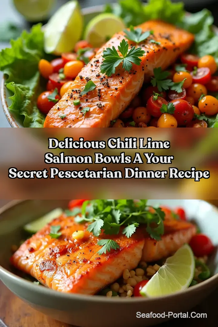 Delicious Chili Lime Salmon Bowls A Your Secret Pescetarian Dinner Recipe