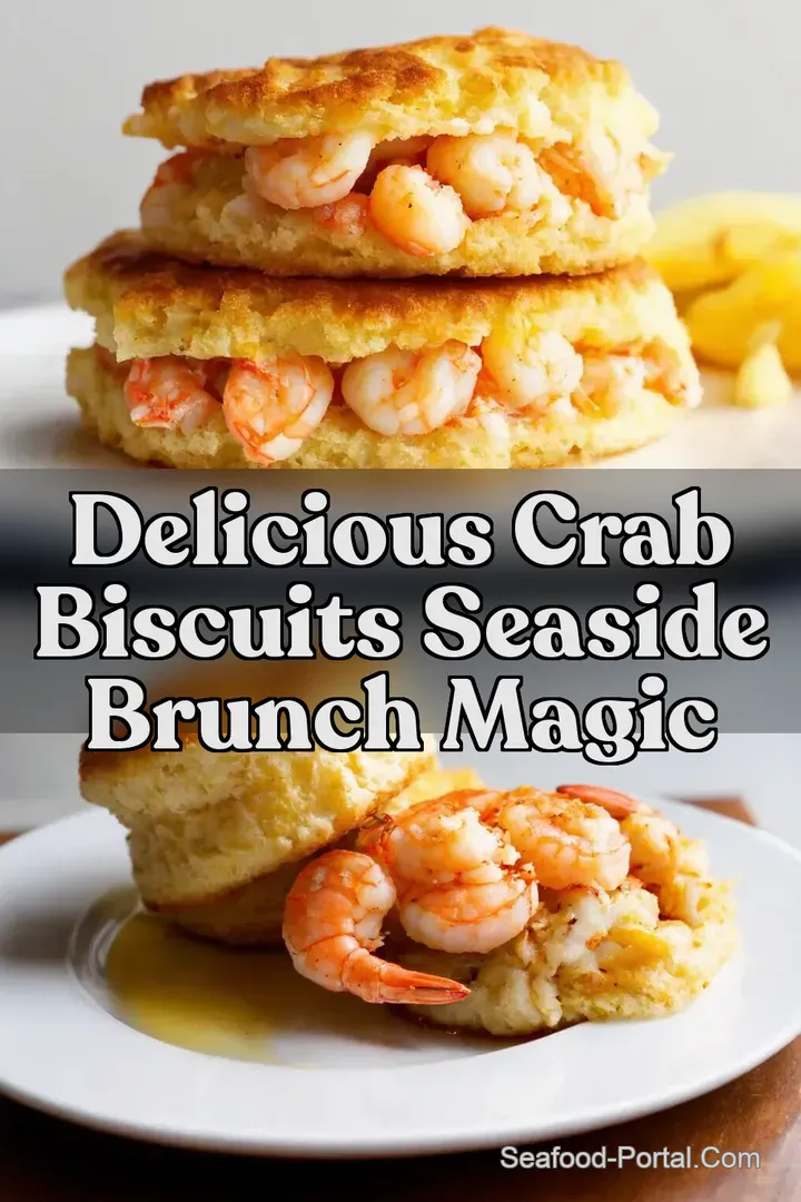 Delicious Crab Biscuits Seaside Brunch Magic