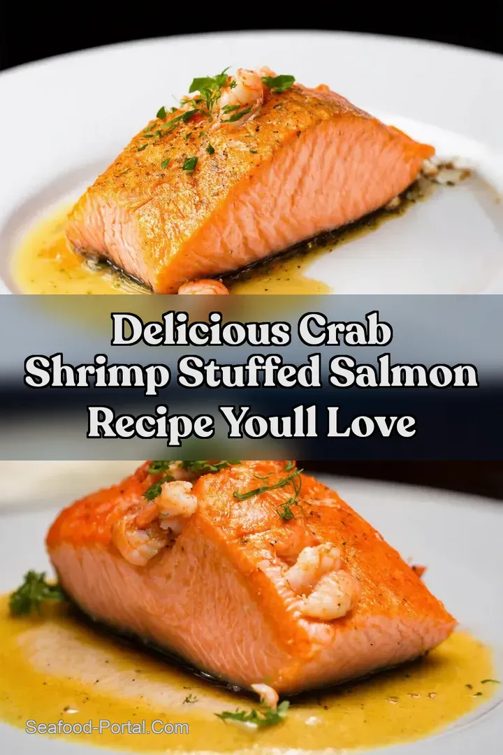 Delicious Crab Shrimp Stuffed Salmon Recipe Youll Love