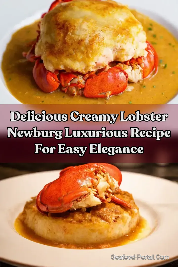 Delicious Creamy Lobster Newburg Luxurious Recipe for Easy Elegance