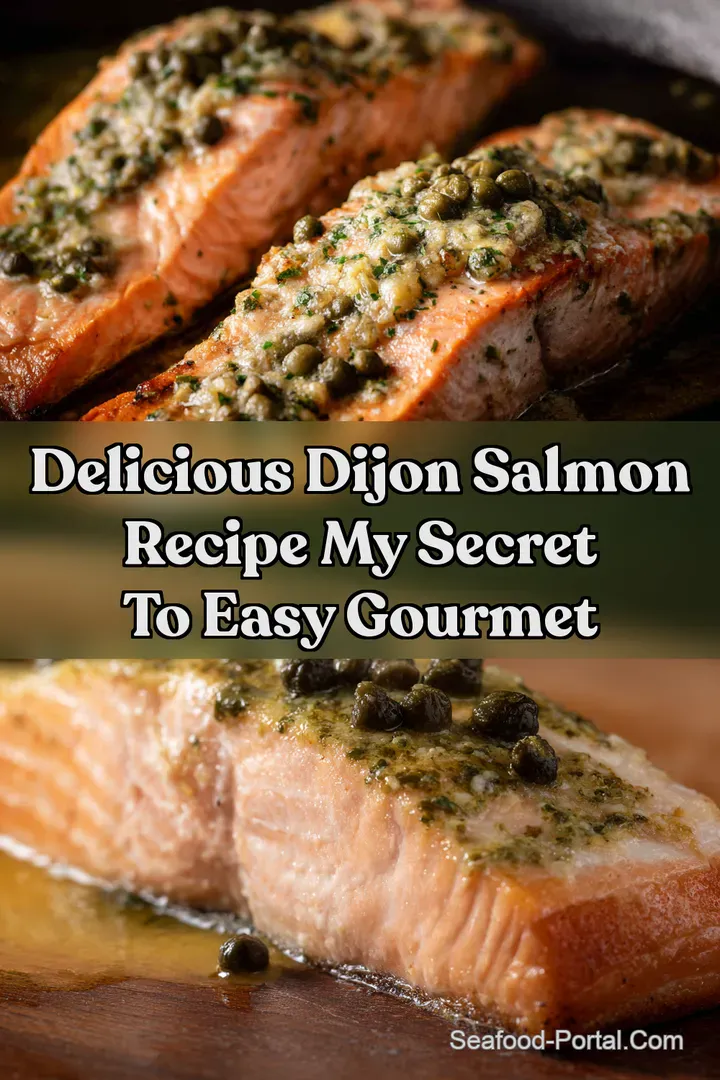 Delicious Dijon Salmon Recipe My Secret To Easy Gourmet : PIN FOR LATER Delicious Dijon Salmon Recipe My Secret To Easy Gourmet