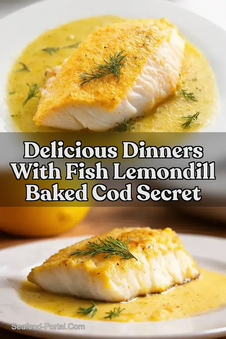 Delicious Dinners With Fish LemonDill Baked Cod Secret