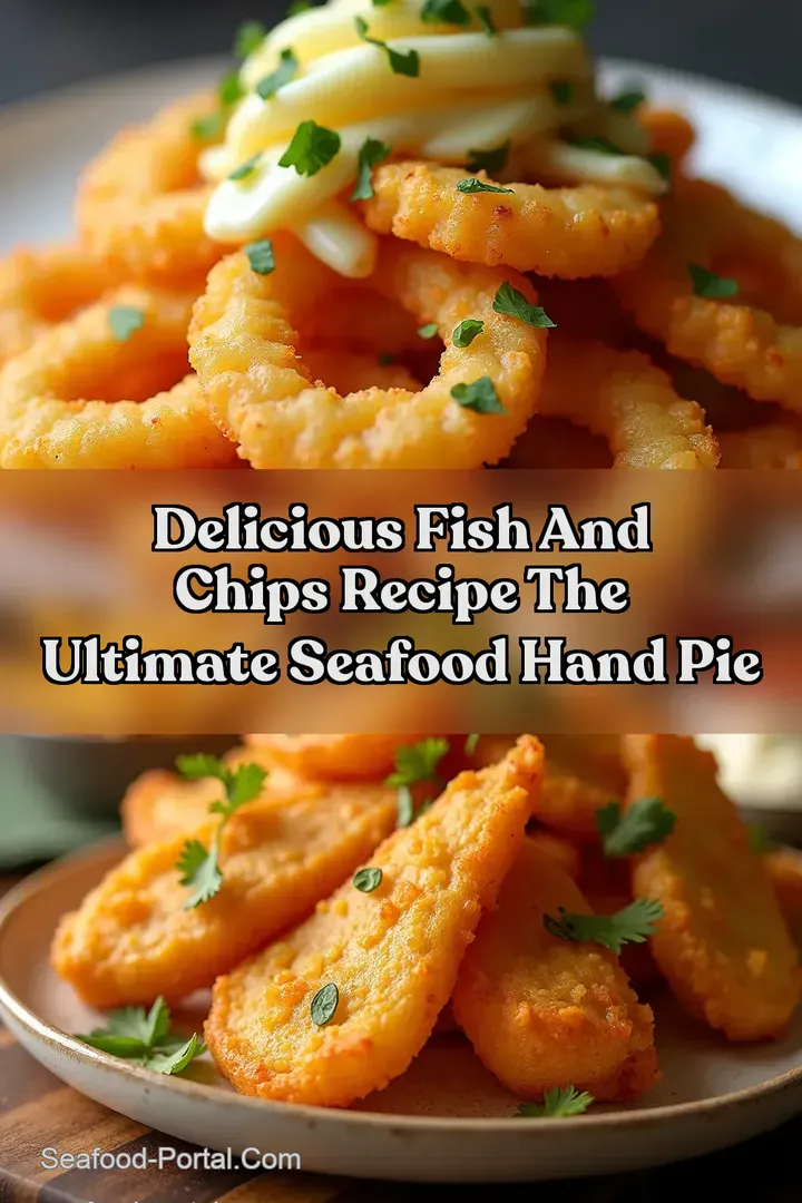Delicious Fish And Chips Recipe The Ultimate Seafood Hand Pie