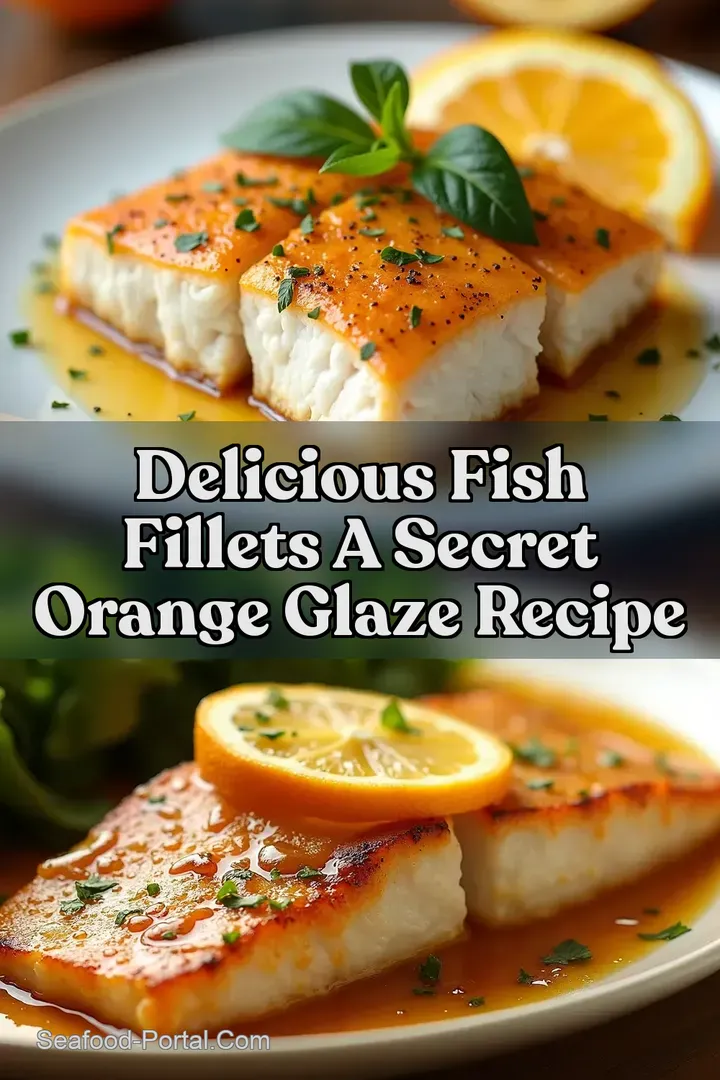 Delicious Fish Fillets A Secret Orange Glaze Recipe