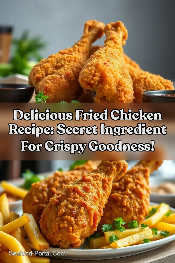Delicious Fried Chicken Recipe: Secret Ingredient For Crispy Goodness!