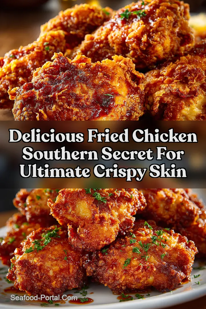 Delicious Fried Chicken Southern Secret for Ultimate Crispy Skin
