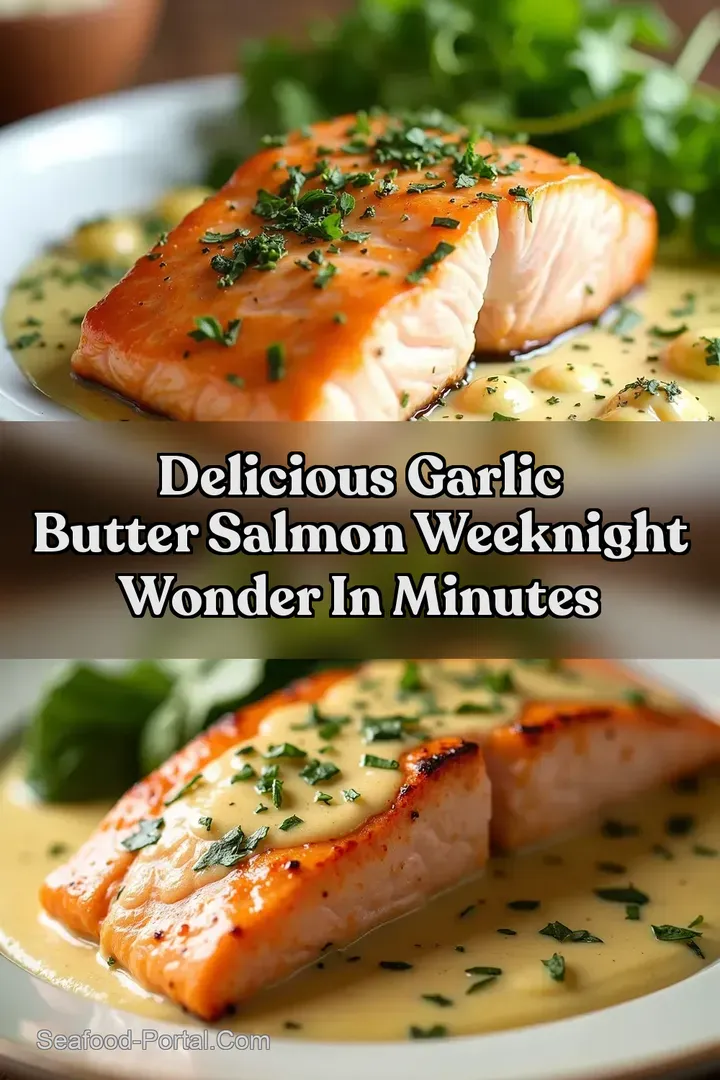 Delicious Garlic Butter Salmon Weeknight Wonder in Minutes