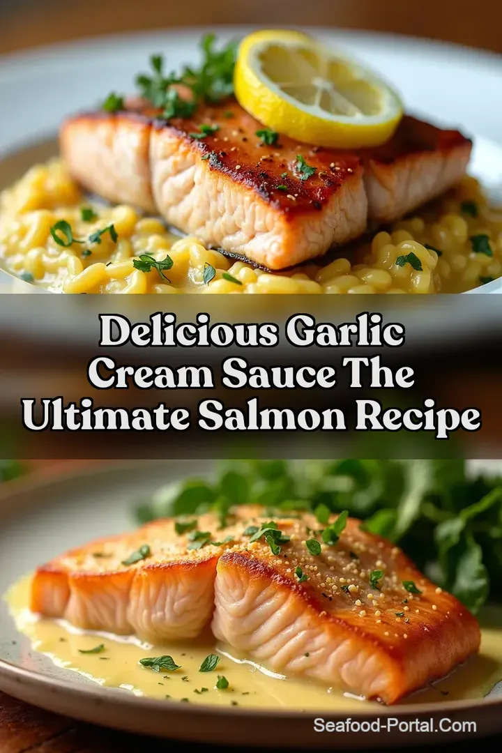 Delicious Garlic Cream Sauce The Ultimate Salmon Recipe