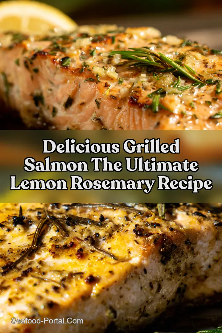 Delicious Grilled Salmon The Ultimate Lemon Rosemary Recipe : PIN FOR LATER Delicious Grilled Salmon The Ultimate Lemon Rosemary Recipe