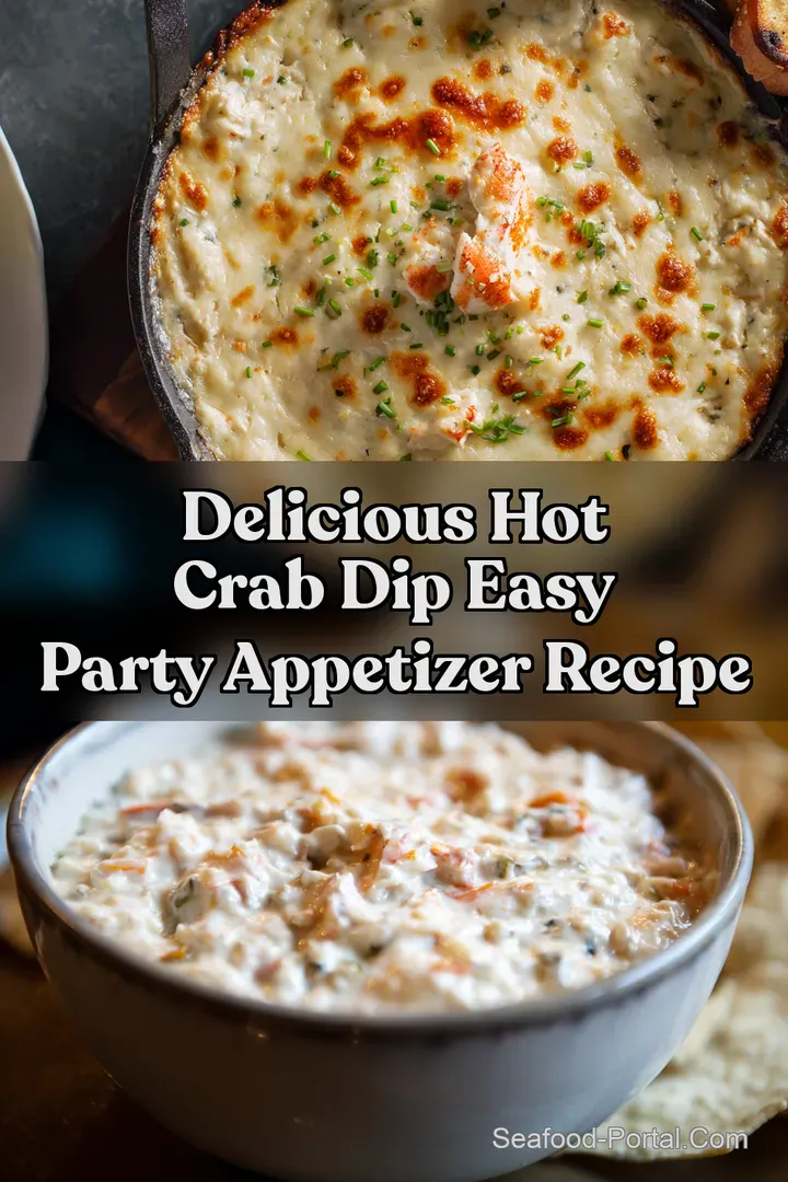 Delicious Hot Crab Dip Easy Party Appetizer Recipe