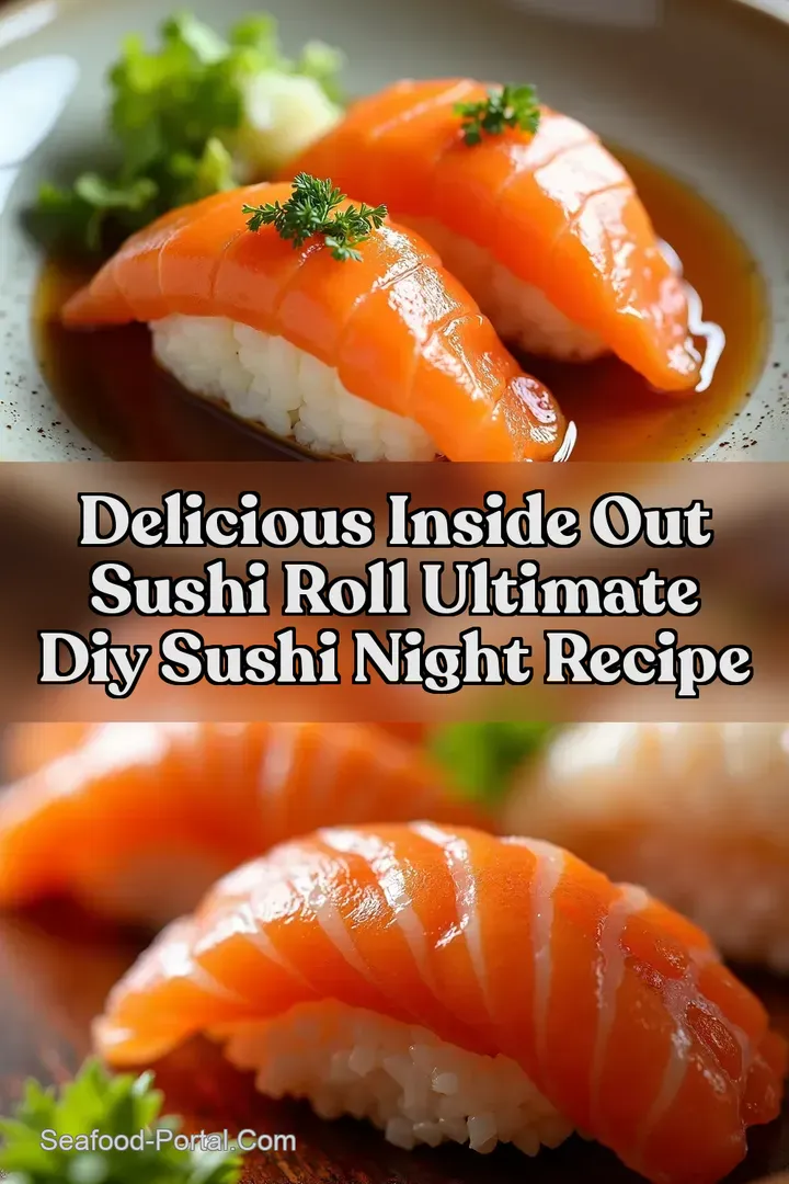 Delicious Inside Out Sushi Roll Ultimate DIY Sushi Night Recipe