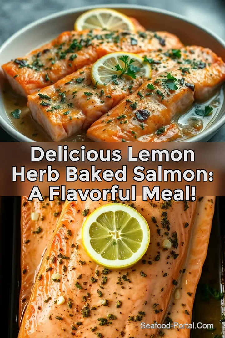 Delicious Lemon Herb Baked Salmon: A Flavorful Meal!