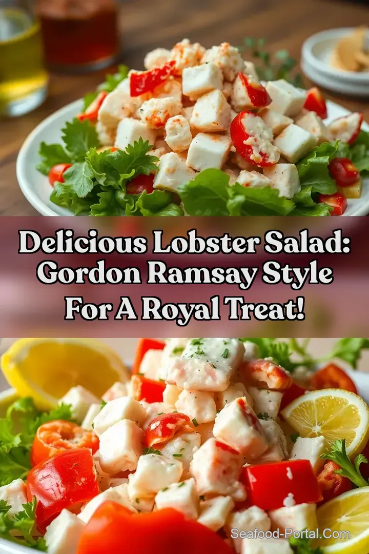 Delicious Lobster Salad: Gordon Ramsay Style for a Royal Treat! : PIN FOR LATER Delicious Lobster Salad: Gordon Ramsay Style for a Royal Treat!