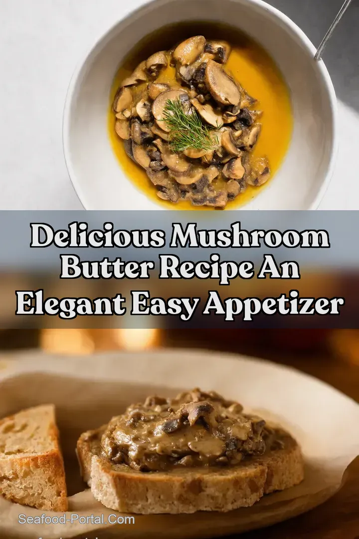 Delicious Mushroom butter recipe An Elegant Easy Appetizer