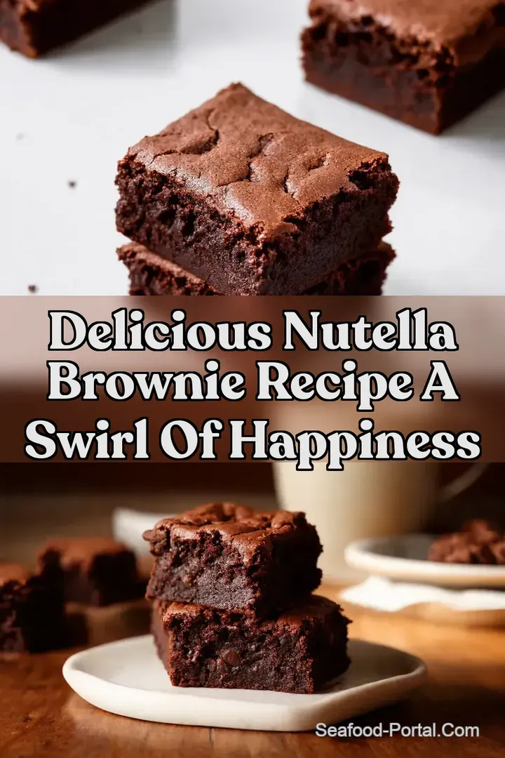 Delicious Nutella Brownie Recipe A Swirl of Happiness