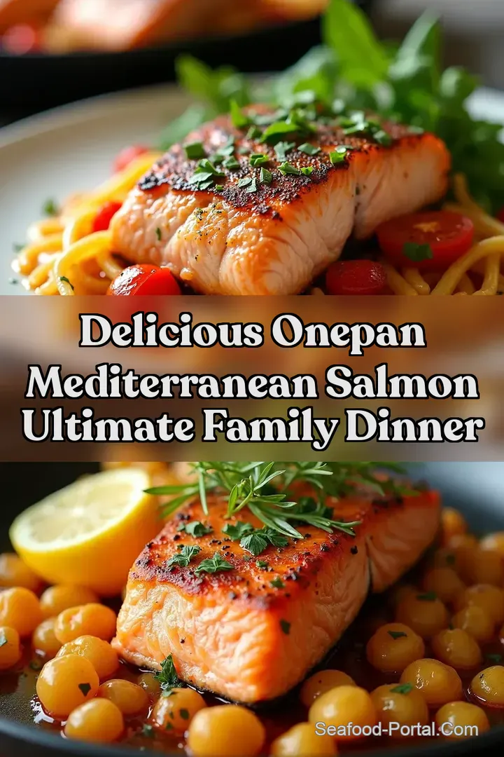 Delicious OnePan Mediterranean Salmon Ultimate Family Dinner