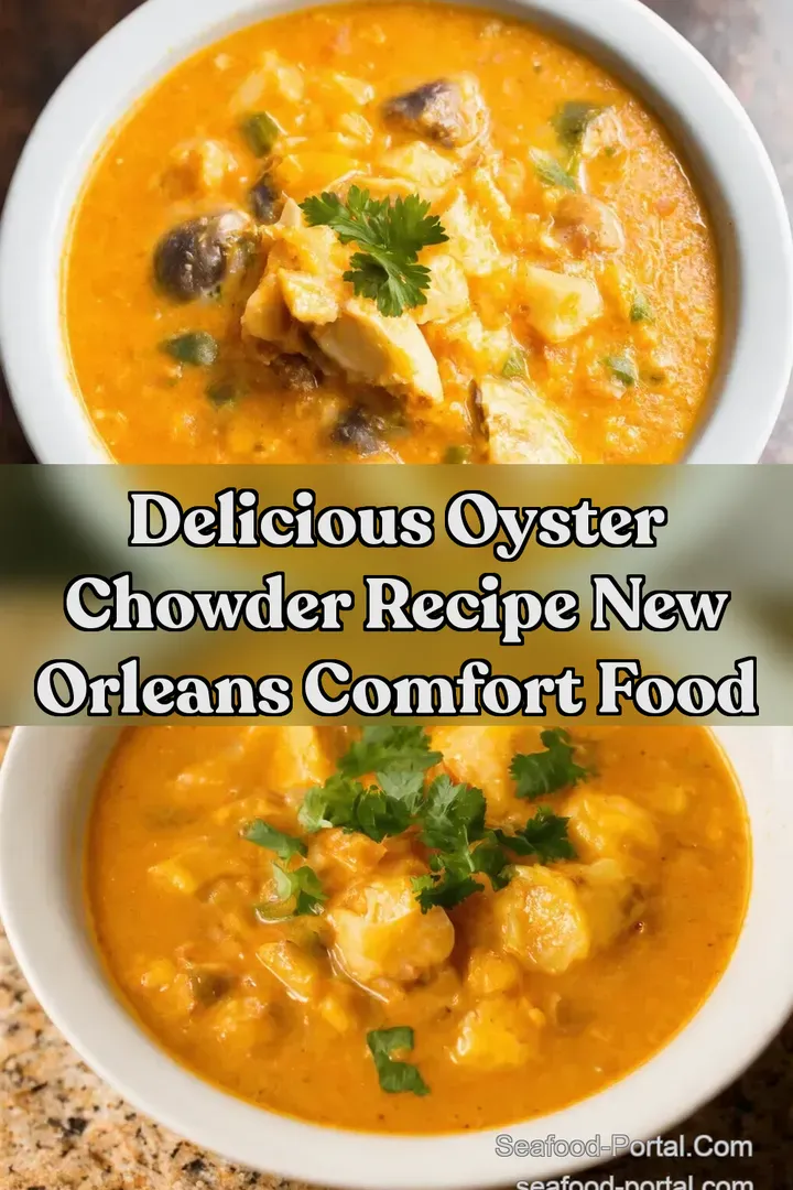 Delicious Oyster Chowder Recipe New Orleans Comfort Food : PIN FOR LATER Delicious Oyster Chowder Recipe New Orleans Comfort Food
