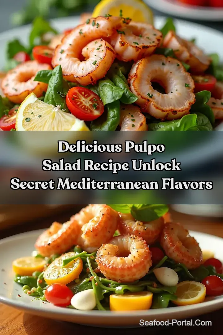 Delicious Pulpo Salad Recipe Unlock Secret Mediterranean Flavors