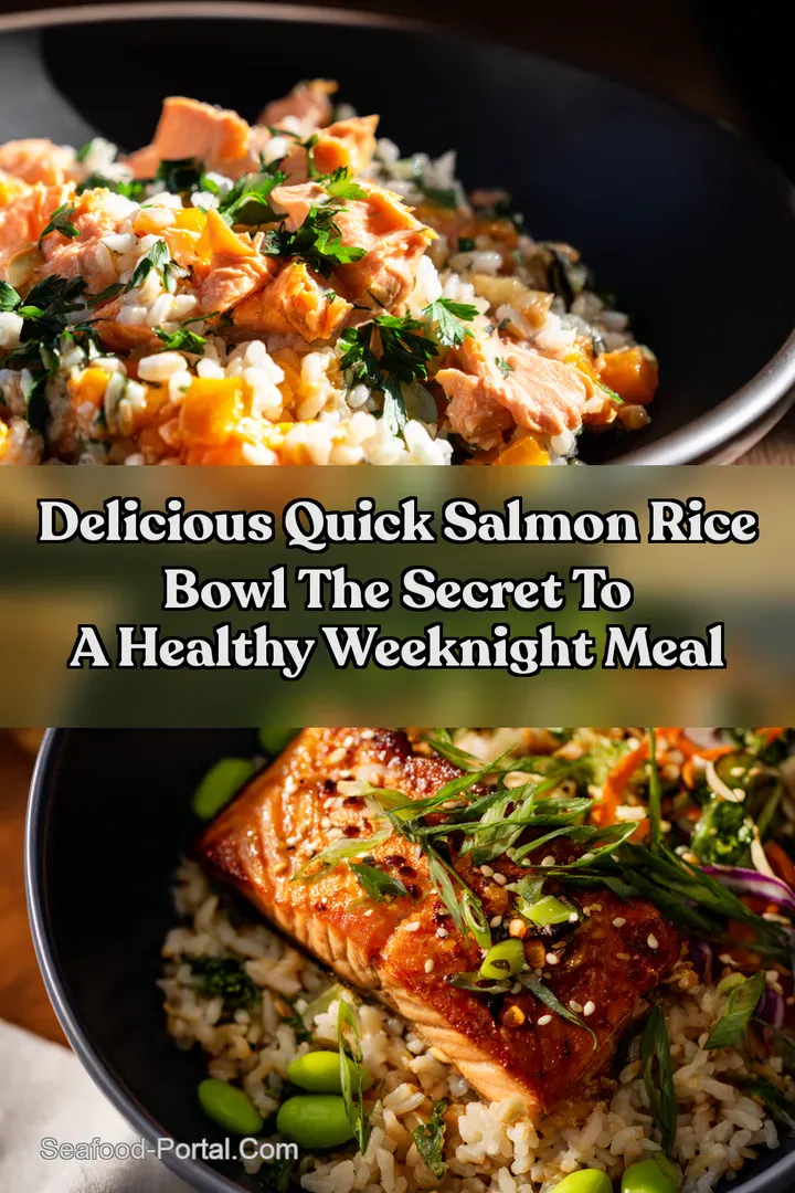 Delicious Quick Salmon Rice Bowl The Secret to a Healthy Weeknight Meal : PIN FOR LATER Delicious Quick Salmon Rice Bowl The Secret to a Healthy Weeknight Meal