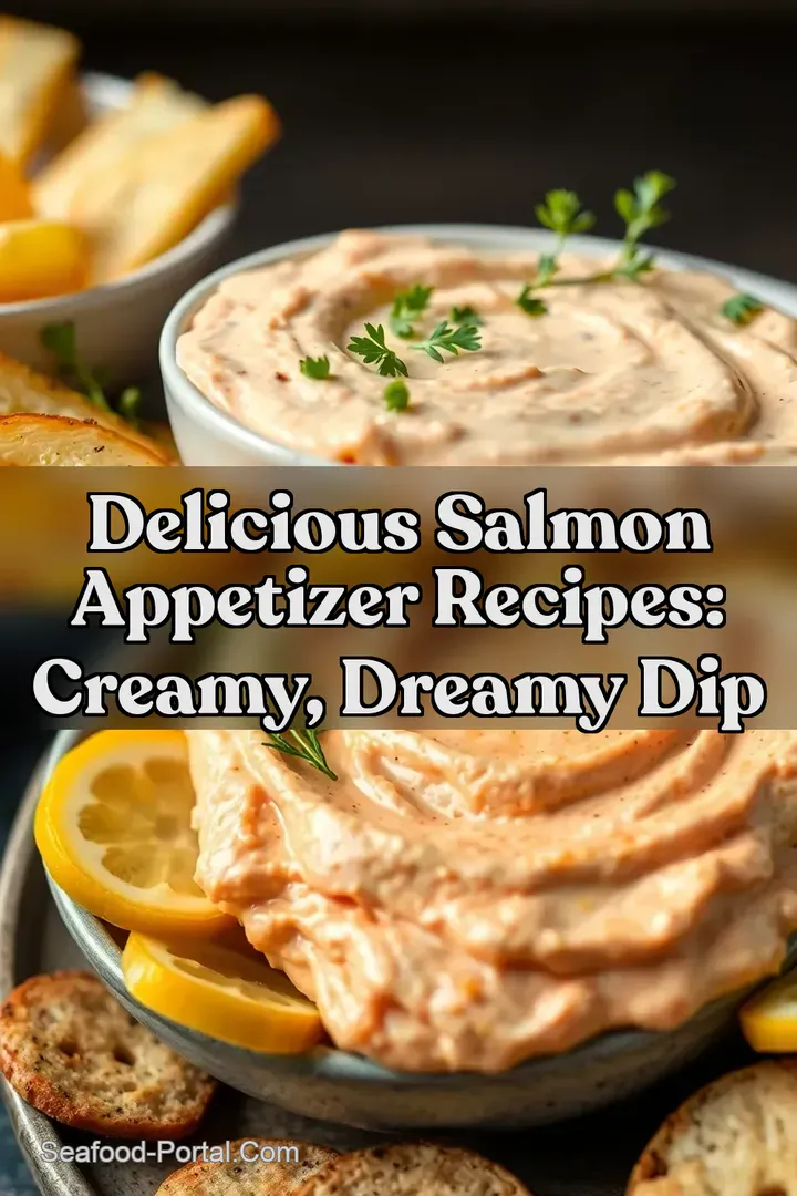 Delicious Salmon Appetizer Recipes: Creamy Dreamy Dip
