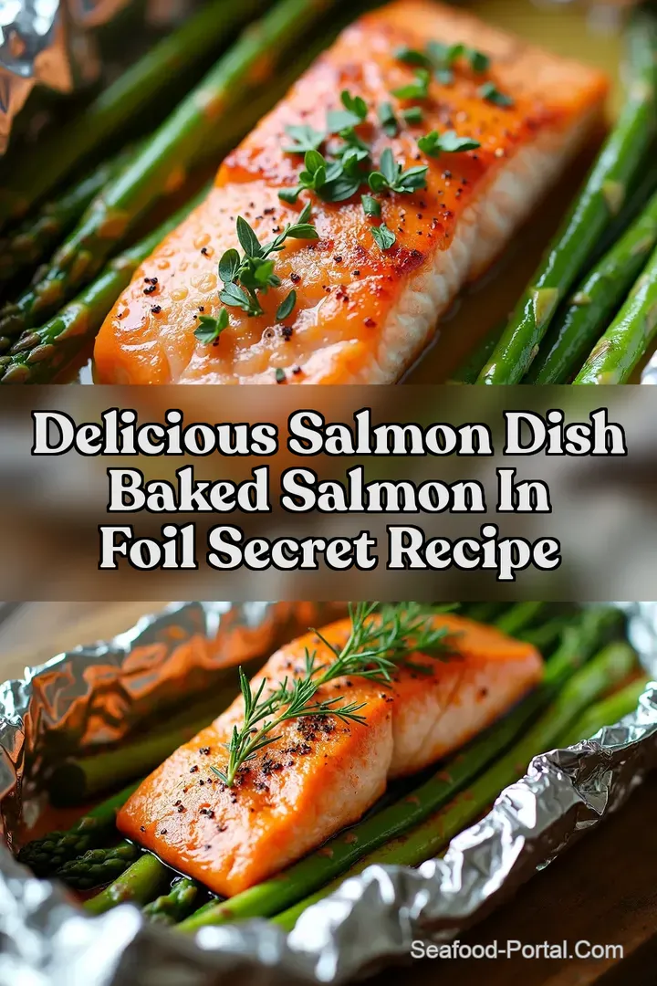 Delicious Salmon Dish Baked Salmon in Foil Secret Recipe