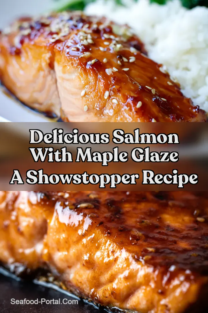 Delicious Salmon with Maple Glaze A Showstopper Recipe : PIN FOR LATER Delicious Salmon with Maple Glaze A Showstopper Recipe