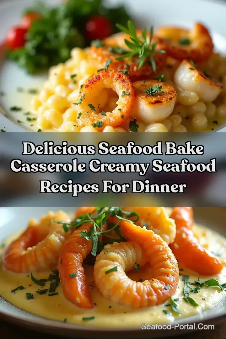 Delicious Seafood Bake Casserole Creamy Seafood Recipes For Dinner