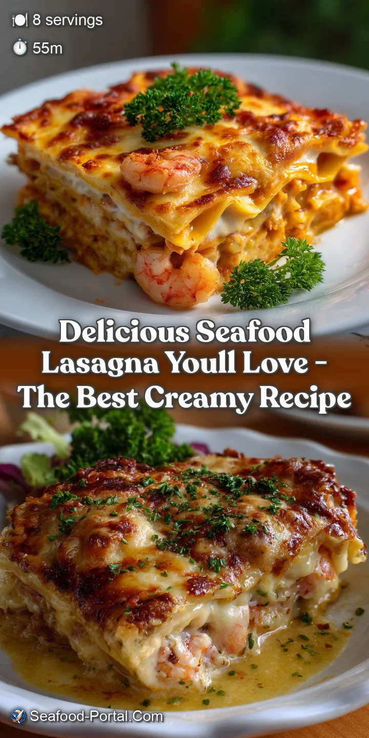 Delicious Seafood Lasagna Youll Love - The Best Creamy Recipe