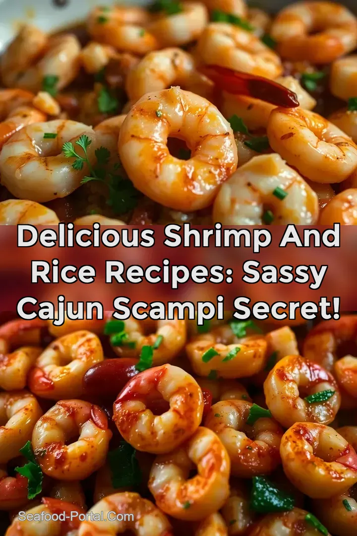 Delicious Shrimp And Rice Recipes: Sassy Cajun Scampi Secret!