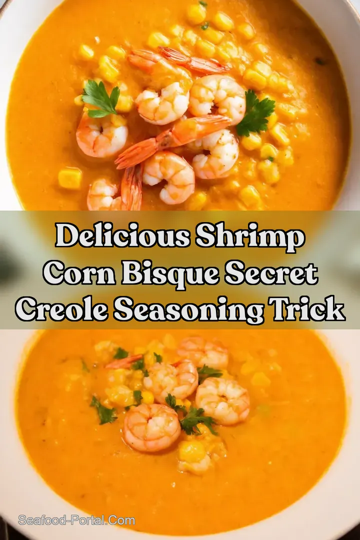 Delicious Shrimp Corn Bisque Secret Creole Seasoning Trick