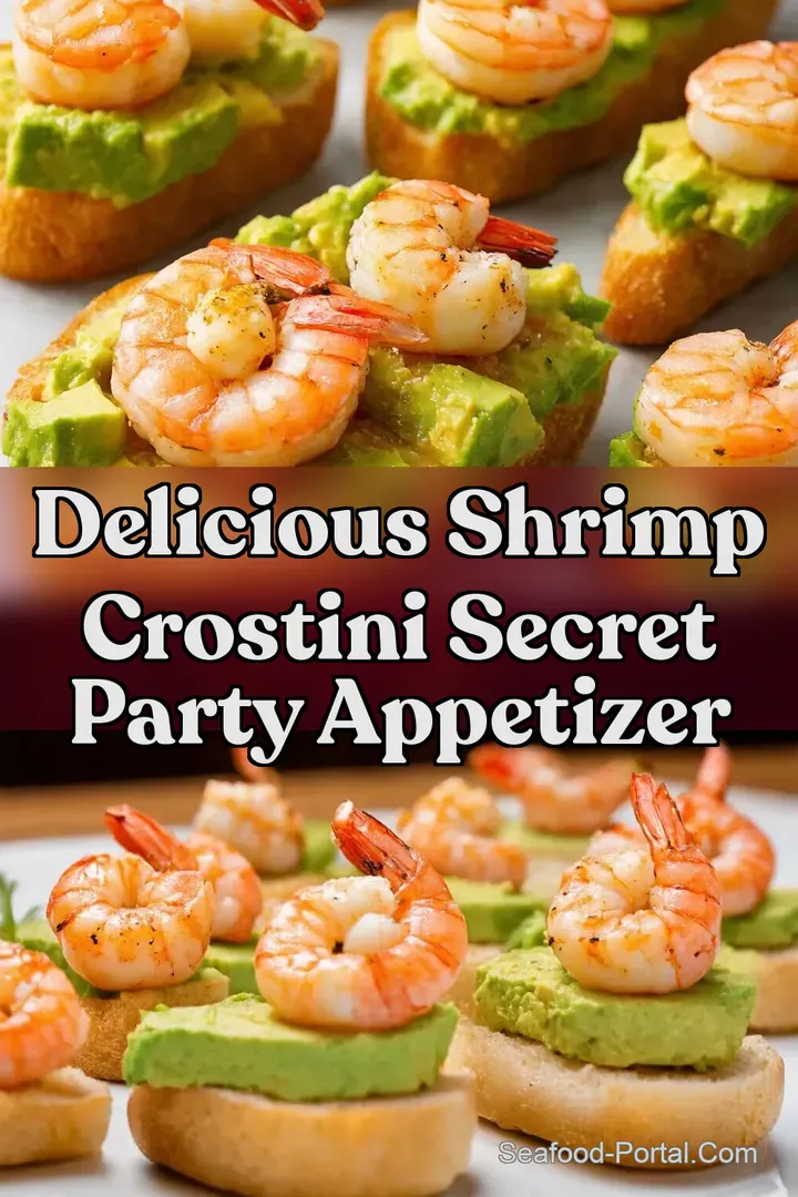 Delicious Shrimp Crostini Secret Party Appetizer