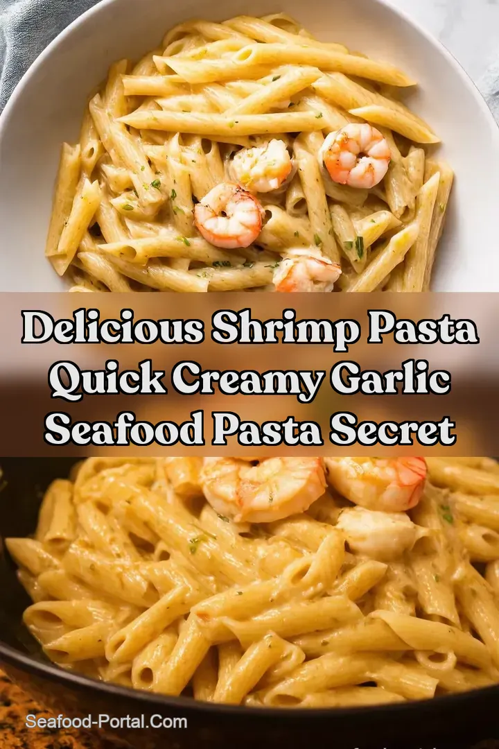 Delicious Shrimp Pasta Quick Creamy Garlic Seafood Pasta Secret