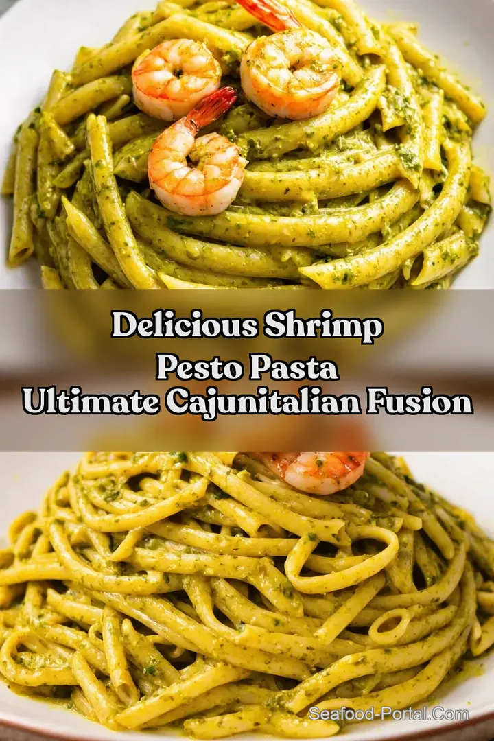 Delicious Shrimp Pesto Pasta Ultimate CajunItalian Fusion