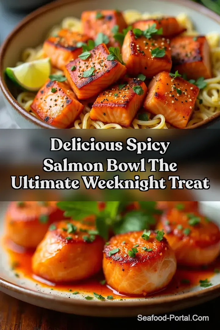 Delicious Spicy Salmon Bowl The Ultimate Weeknight Treat