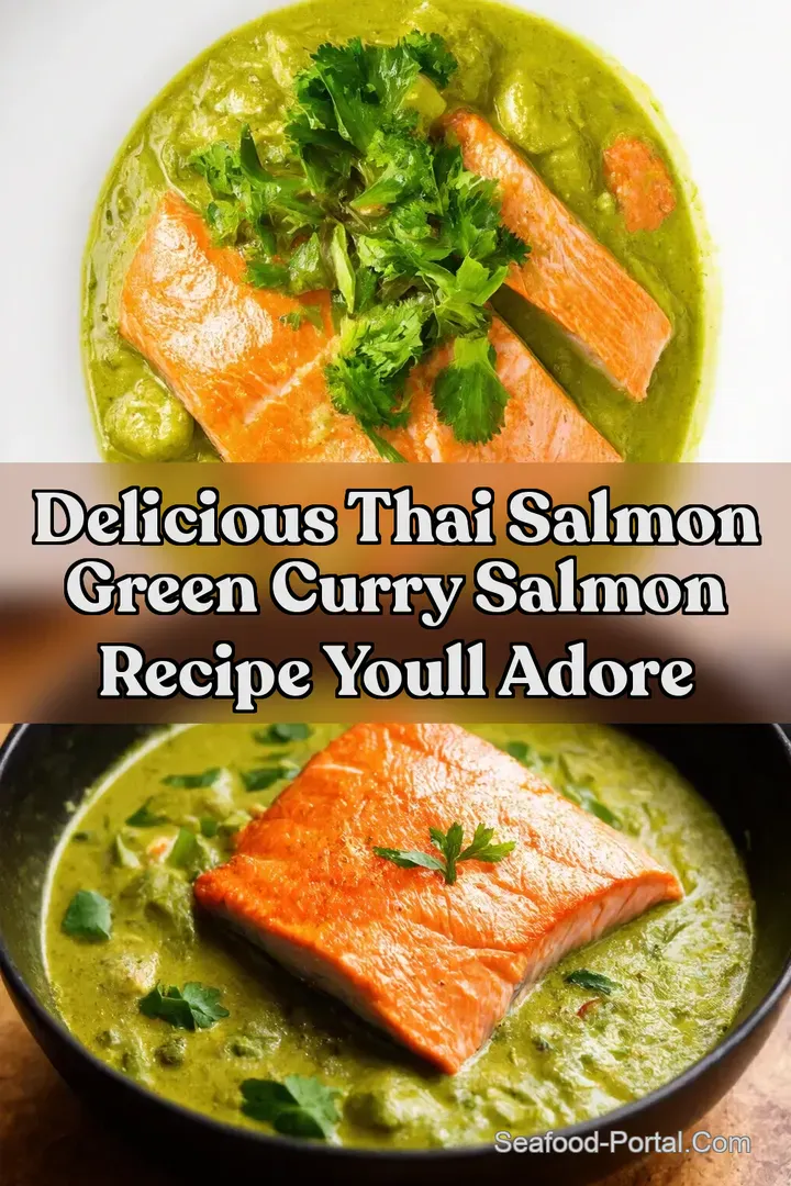 Delicious Thai Salmon Green Curry Salmon Recipe Youll Adore : PIN FOR LATER Delicious Thai Salmon Green Curry Salmon Recipe Youll Adore