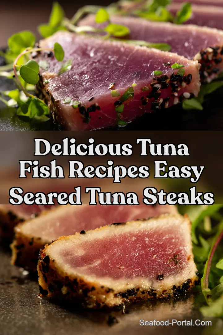 Delicious Tuna Fish Recipes Easy Seared Tuna Steaks