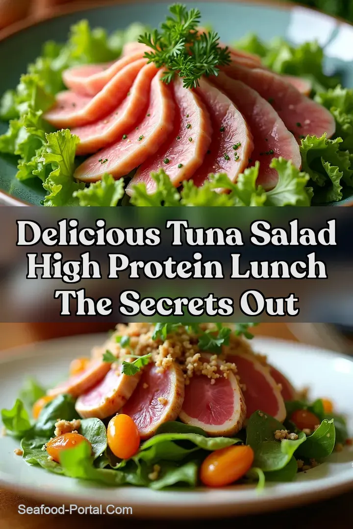 Delicious Tuna Salad High Protein Lunch The Secrets Out