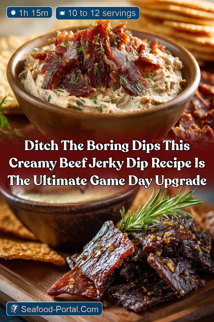 Ditch the Boring Dips This Creamy Beef Jerky Dip Recipe is the Ultimate Game Day Upgrade
