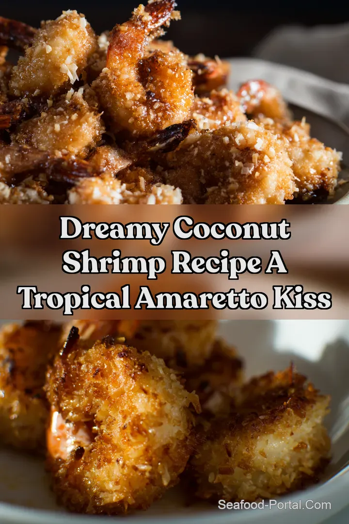 Dreamy Coconut Shrimp Recipe A Tropical Amaretto Kiss : PIN FOR LATER Dreamy Coconut Shrimp Recipe A Tropical Amaretto Kiss