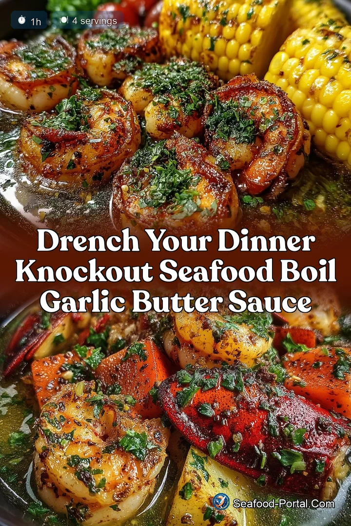Drench Your Dinner Knockout Seafood Boil Garlic Butter Sauce