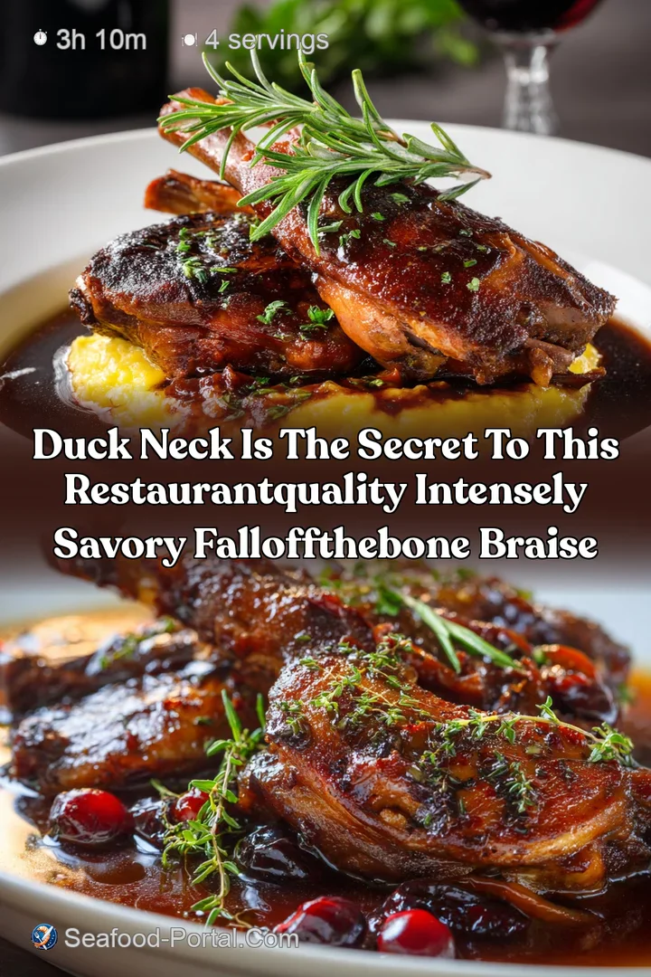 Duck neck is the secret to this restaurantquality intensely savory falloffthebone braise