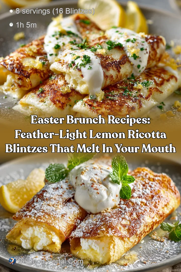Easter Brunch Recipes: Feather-Light Lemon Ricotta Blintzes That Melt In Your Mouth