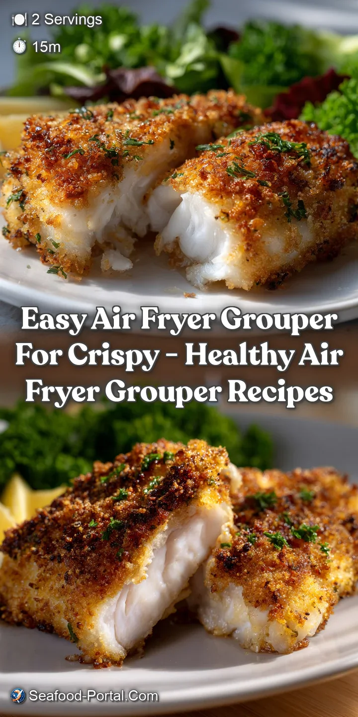 Easy Air Fryer Grouper for Crispy - Healthy Air Fryer Grouper Recipes