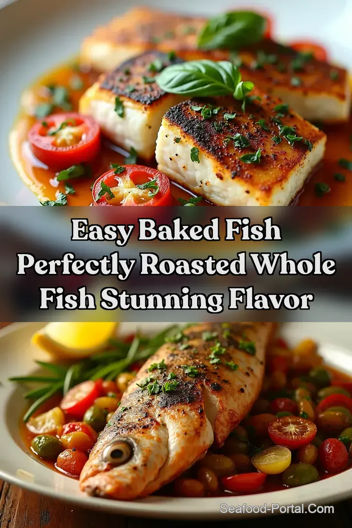 Easy Baked Fish Perfectly Roasted Whole Fish Stunning Flavor