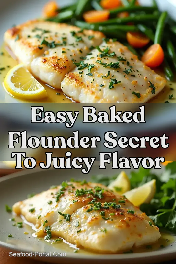 Easy Baked Flounder Secret To Juicy Flavor