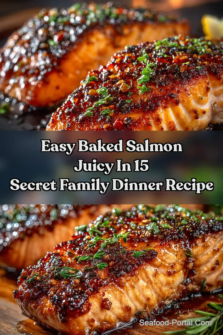 Easy Baked Salmon Juicy in 15 Secret Family Dinner Recipe