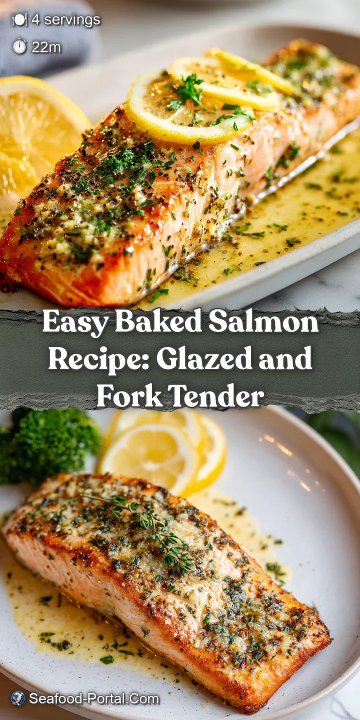 Close-up of flaky baked salmon showing its moist interior. Fresh parsley and lemon zest add bright color and aroma.