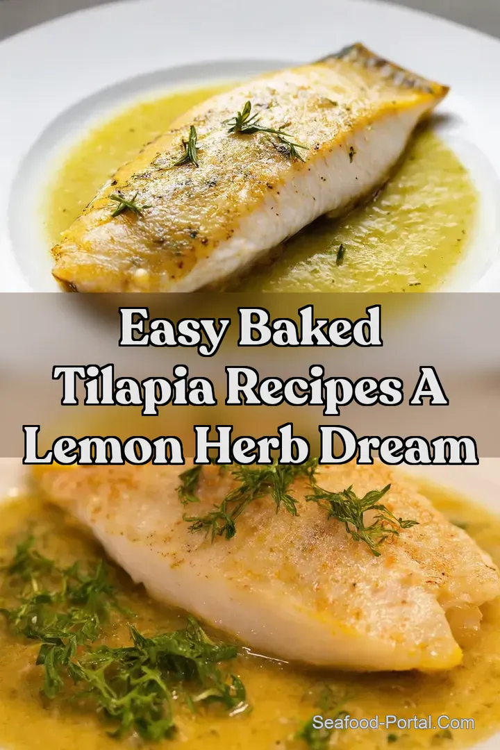 Easy Baked Tilapia Recipes A Lemon Herb Dream